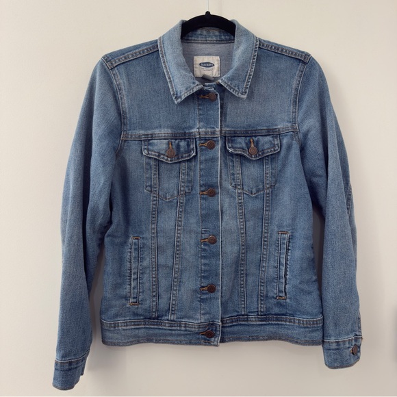 Old Navy Jackets & Blazers - Old Navy Denim Jean Jacket Size Medium M Blue Cotton Stretch Everyday Casual